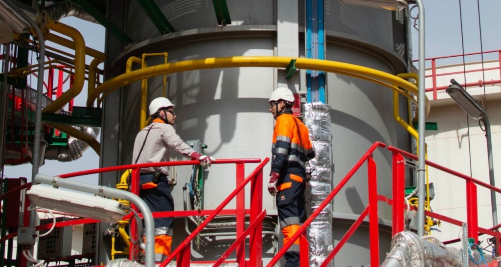 Empleados del Complejo Industrial de Cartagena
